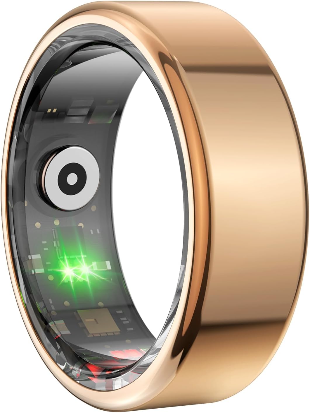 ASHATA Smart Ring Fitness, IP68 Waterproof Wearable NFC Smart Ring Sleep Tracking Body Temperature Monitor Pedometer Tracking Ring Ebook Page Turning Music Control (9)