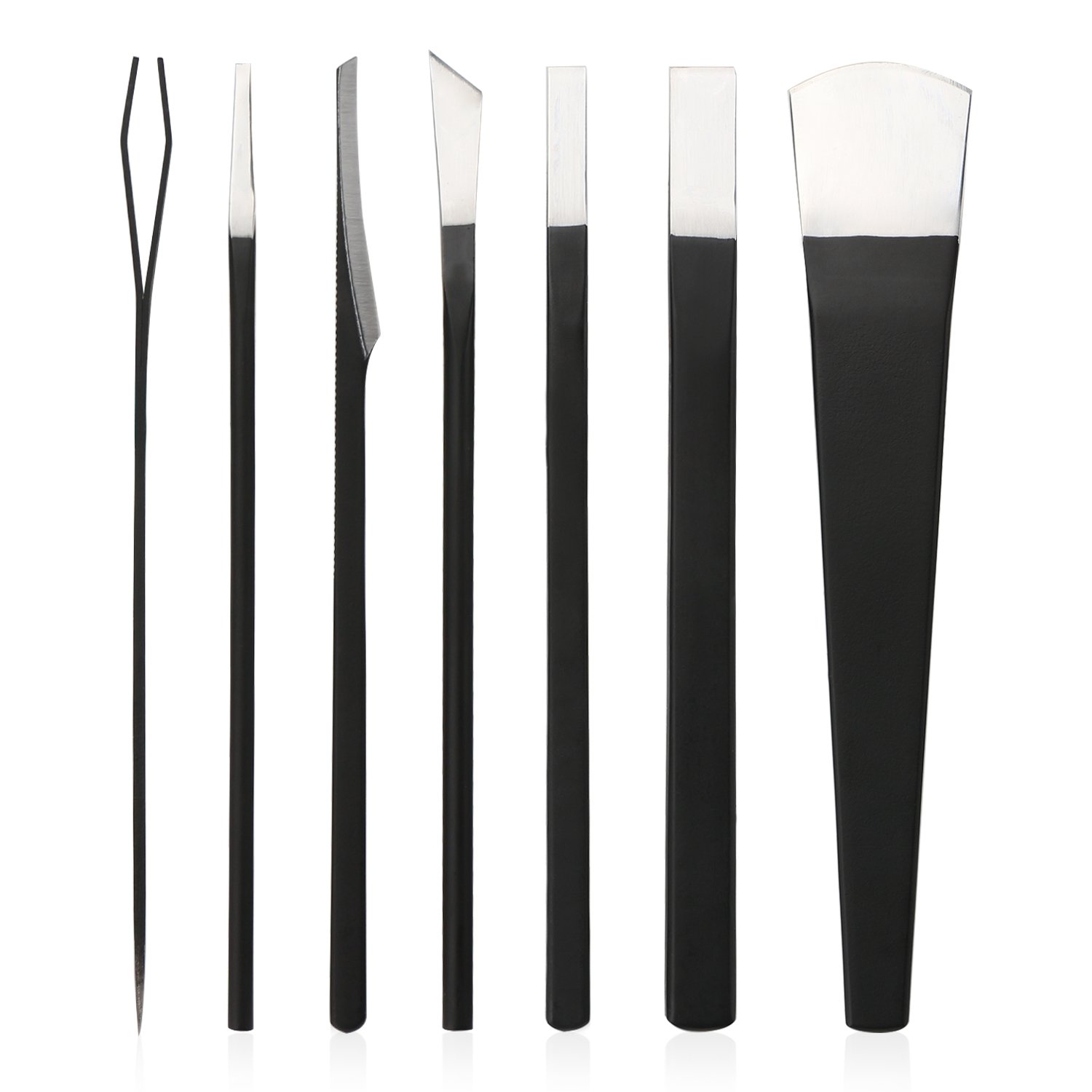 Pedicure Knife Set for Feet, Segbeauty 7pcs Ingrown Toenail Blade Tool with Storage Bag, High Manganese Steel Nail Knives Cuticle Remover, Professional Foot Repair Sharp Blade Kit for Nail Corn Callus
