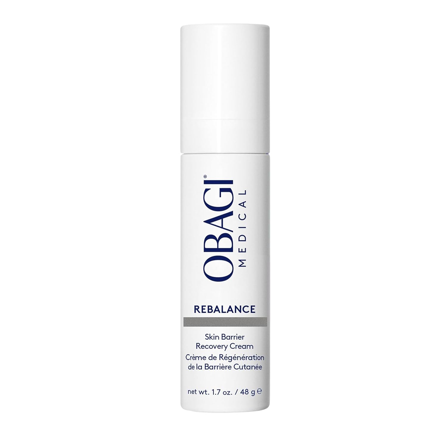 Obagi Rebalance Skin Barrier Recovery Cream – Soothing Probiotic Moisturizer Reduces Redness with Ceramides and Niacinamide – Suitable for Sensitive Skin with Eczema, Rosacea or Acne – 1.7 oz