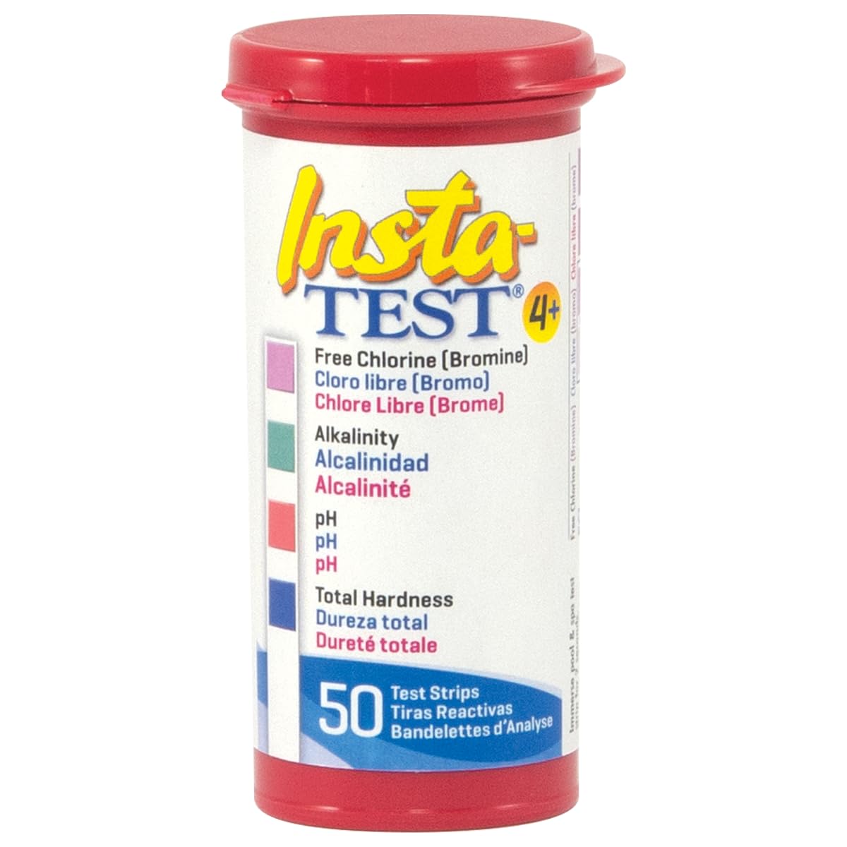 LaMotte Insta-Test 4 Plus, Free Chlorine, Bromine, Alkalinity, pH, Total Hardness Testing