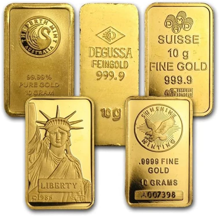 24k GOLD Bar .9999 Fine in Assay from Veriscan Au