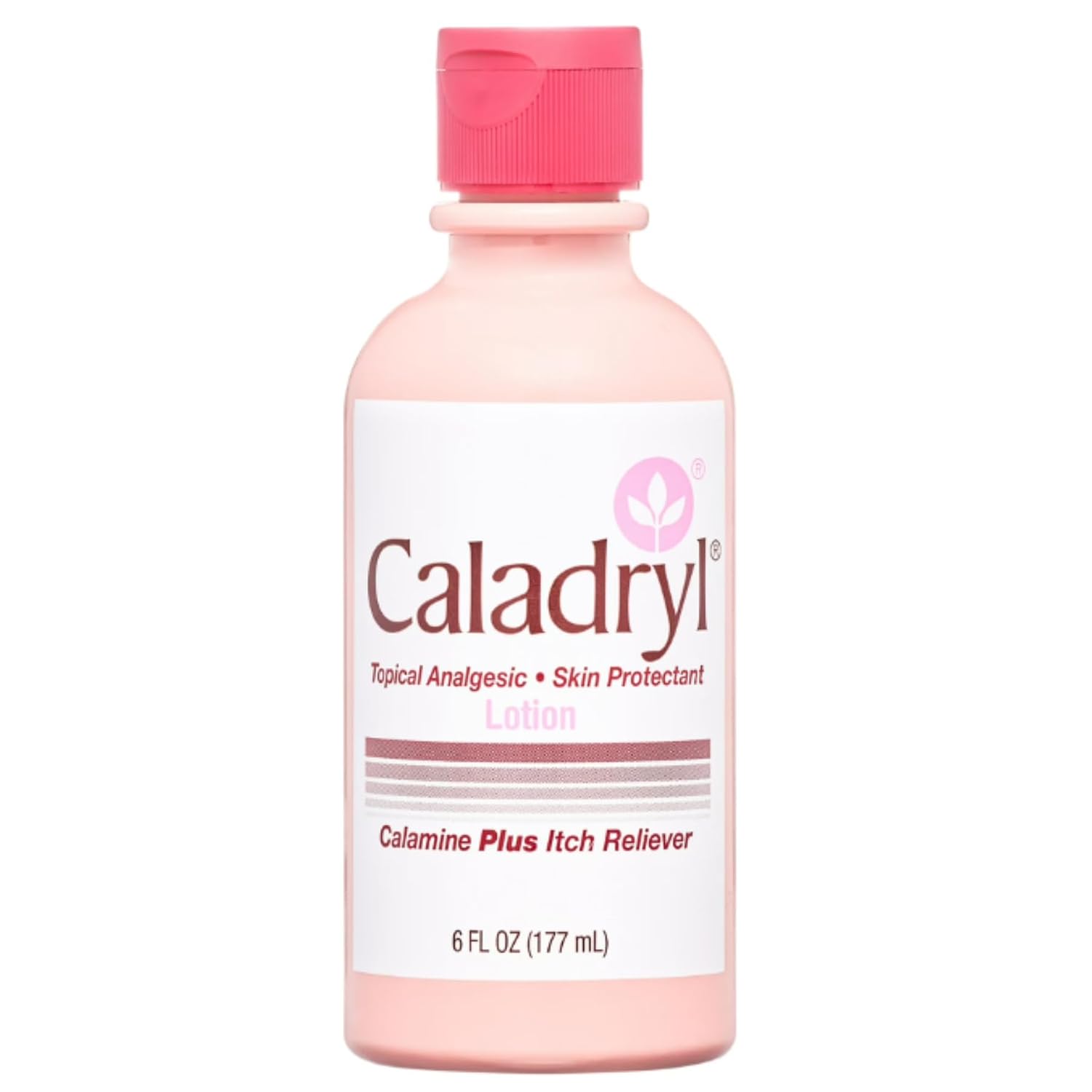 Caladryl Calamine Lotion for Itching, Insect Bites & Poison Ivy, 6 Fl Oz | Itch Relief Lotion with 8% Calamine & 1% Pramoxine, Helps Relieve Pain and Rashes from Poison Ivy, Oak & Sumac