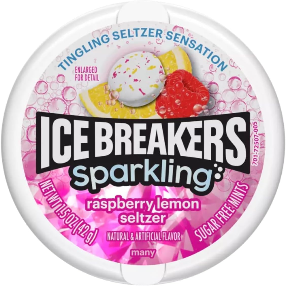 Ice Breakers Sparkling Raspberry lemon Seltzer 42g