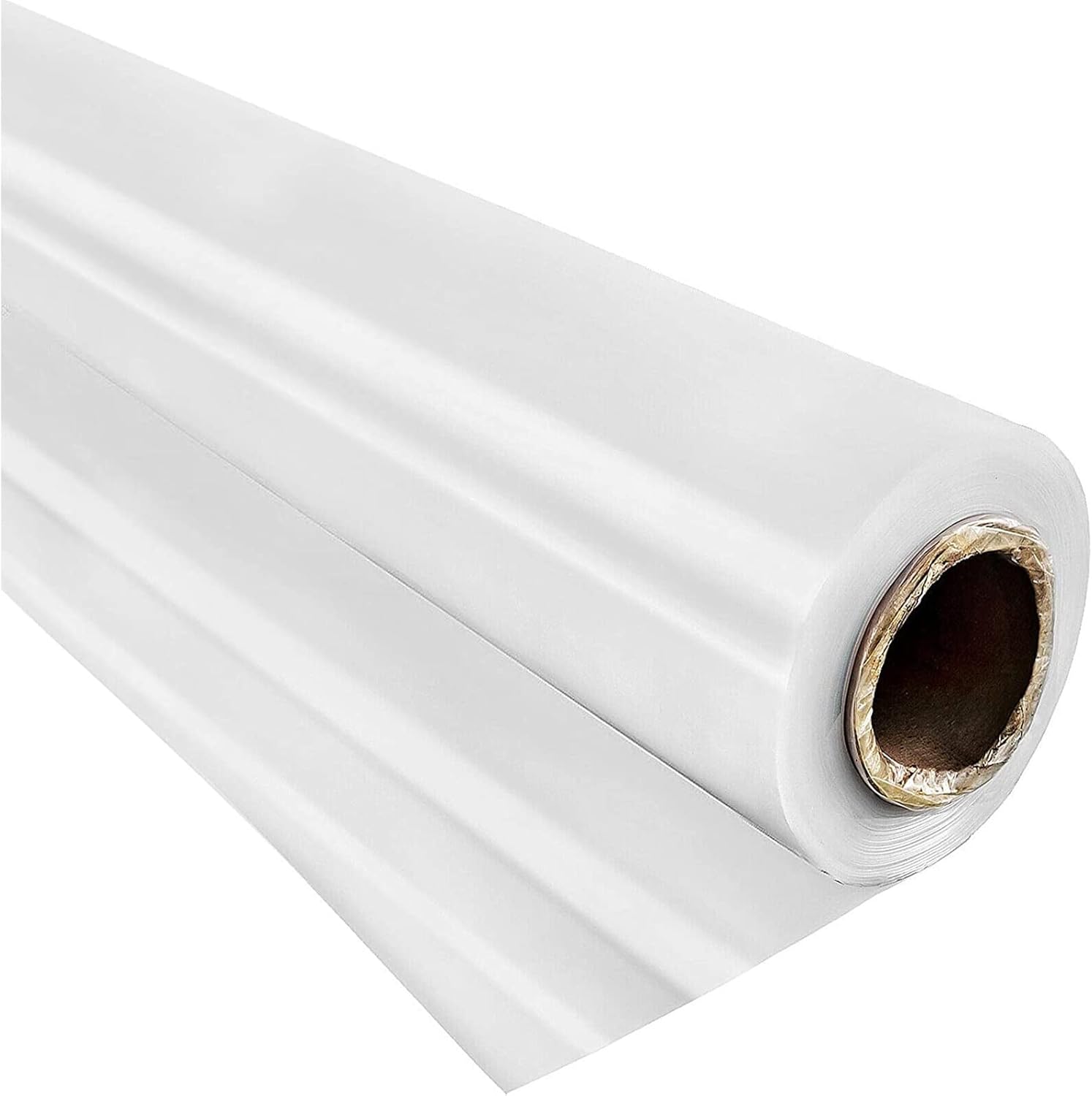 Happybuy Greenhouse Plastic Sheeting 10 x 25 ft, 6 Mil Thickness Clear Polyethylene Film, Hoop Green House Cover to Keep Warming, Superior Toughness