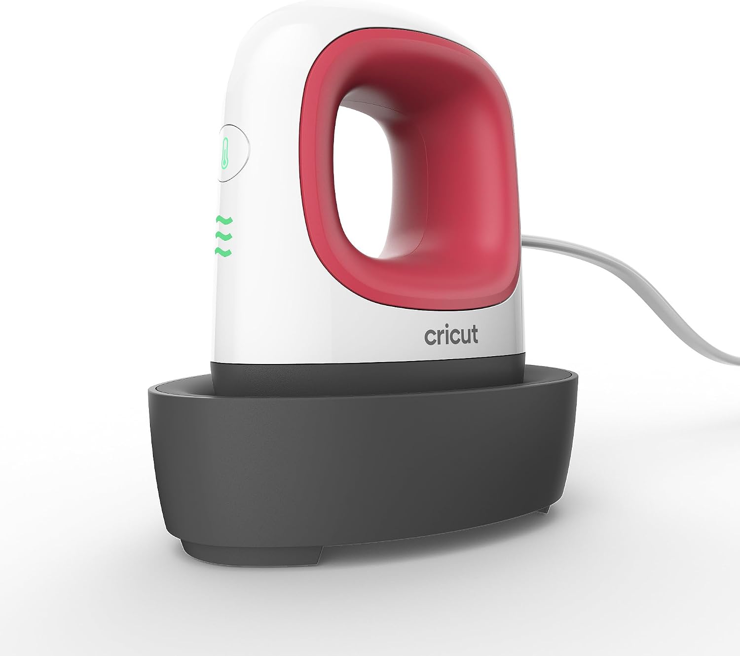 Cricut EasyPress Mini Heat Press - For Pressing Small Objects Like Shoes, Stuffed Animals, Hats & More - 3 Heat Settings & Precision Tip - Ceramic-Coated Heat Plate - Compact & Lightweight - Raspberry
