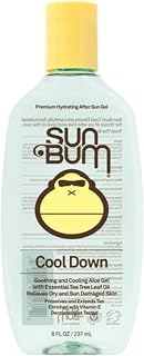 Sun Bum Cool Down Aloe Vera Gel | Vegan After Sun Care with Cocoa Butter to Soothe and Hydrate Sunburn Pain Relief | 8 oz