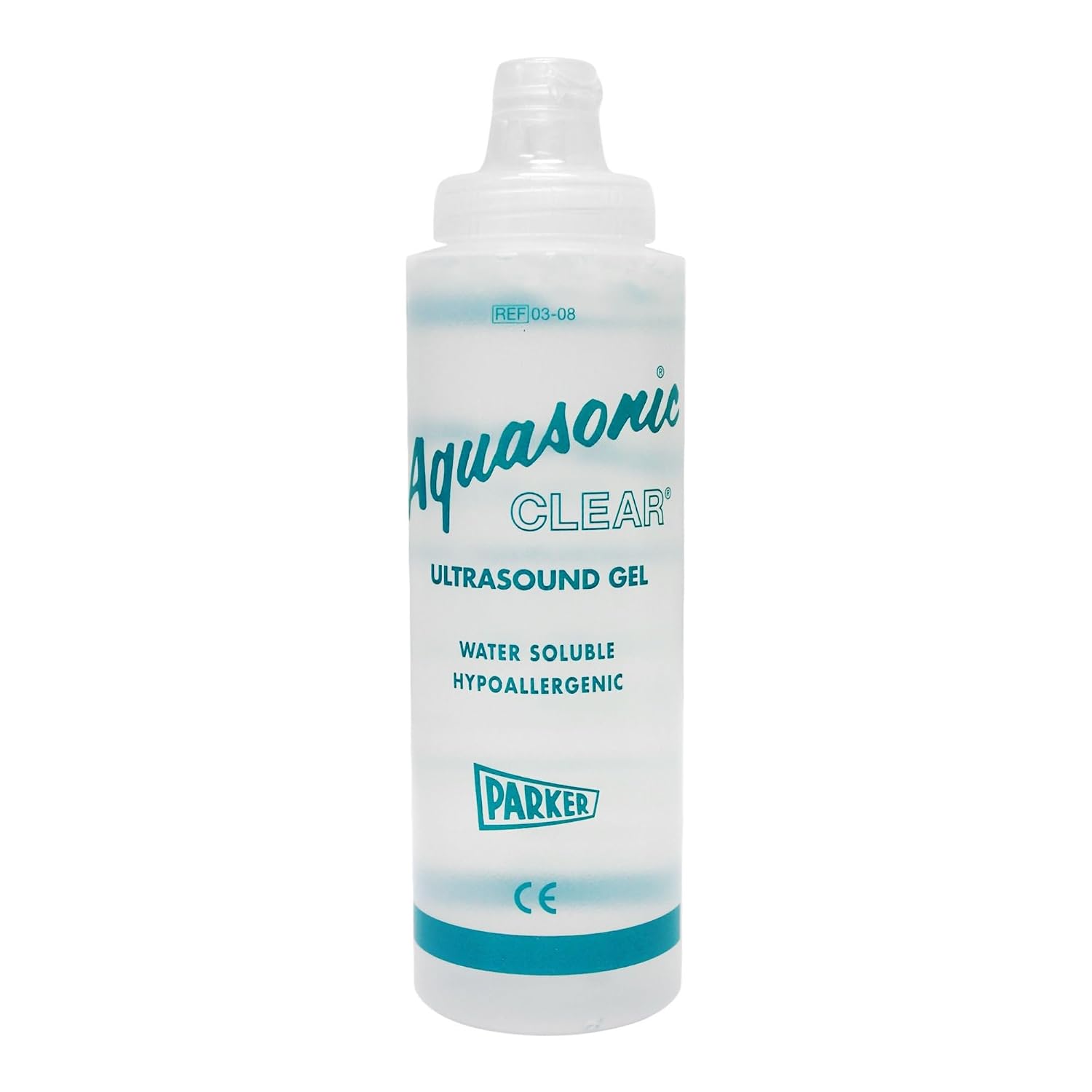 Aquasonic Clear Ultrasound Gel, 8.5 oz Squeeze Bottle, Non-Staining