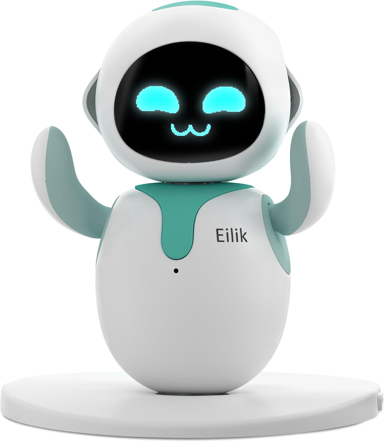 ENERGIZE LAB Eilik –Your Desktop Companion Full of Personality with Expressive Animations & Reactions, Touch-Responsive Play, Mini Games, Robot for Adults & Kids