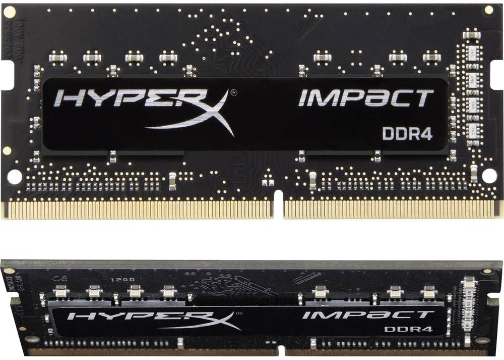 Kingston FURY Impact 32GB (2x16GB) 3200MT/s DDR4 CL20 Laptop Memory Kit of 2 | Intel XMP | AMD Ryzen | Plug n Play | Low Power Consumption | KF432S20IBK2/32