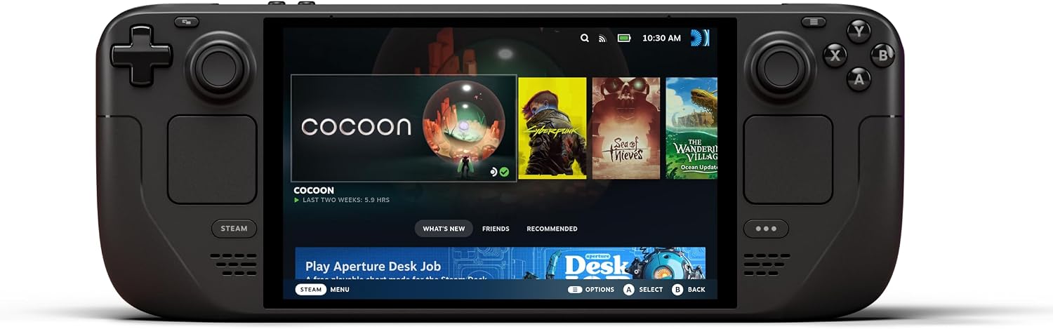 VALVE Steam Deck OLED 512GB SSD + 16GB RAM - 7.4" inch, 90Hz, 1280 x 800px, SteamOS 3.0, Handheld Gaming Console