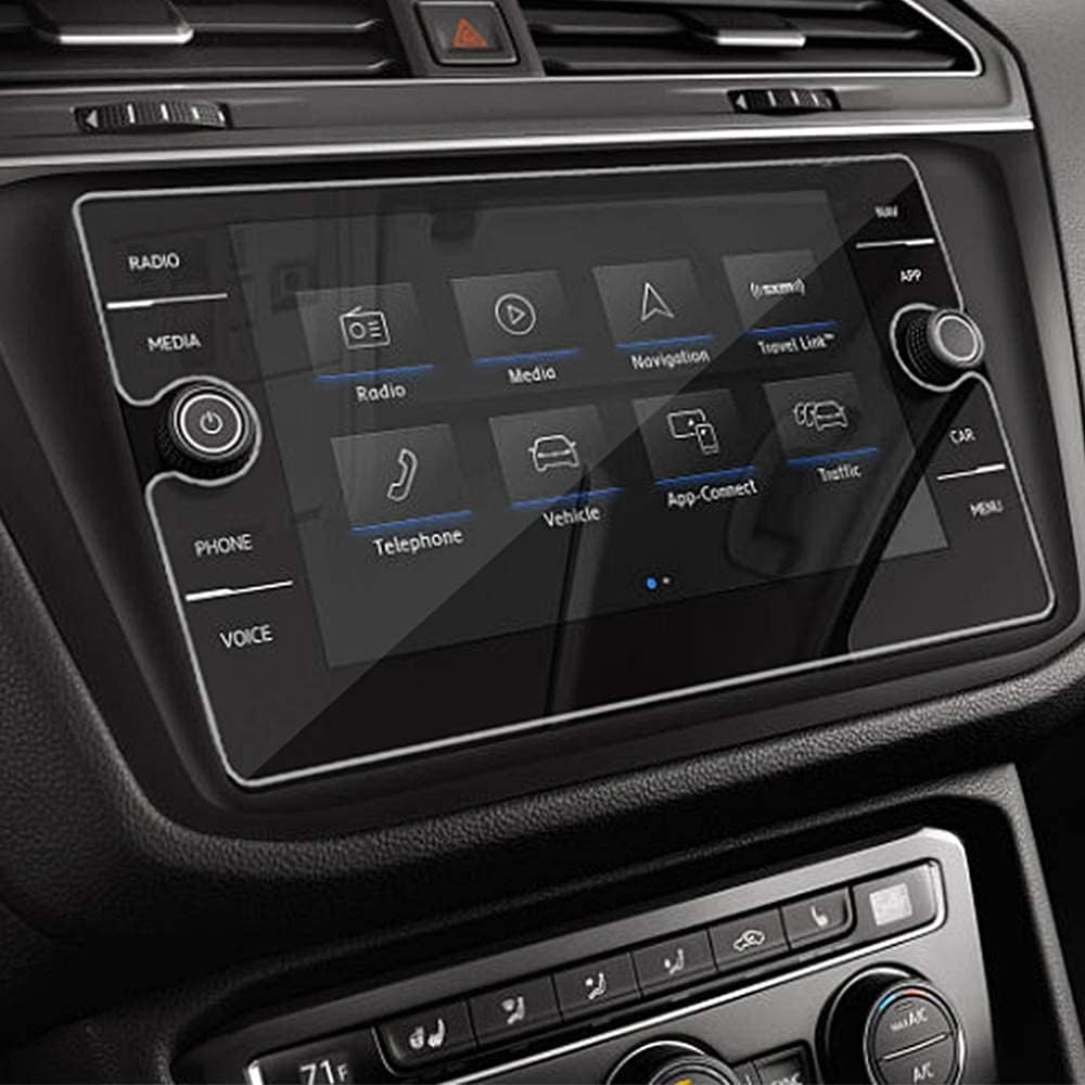 INTGET Navigation Screen Protector for 2024 2023 2022 2021 VW Volkswagen Tiguan Atlas Accessories 2020 2019 2018 SE SEL R-Line Car GPS Tempered Glass Center Touch Screen Display Touchscreen Protective