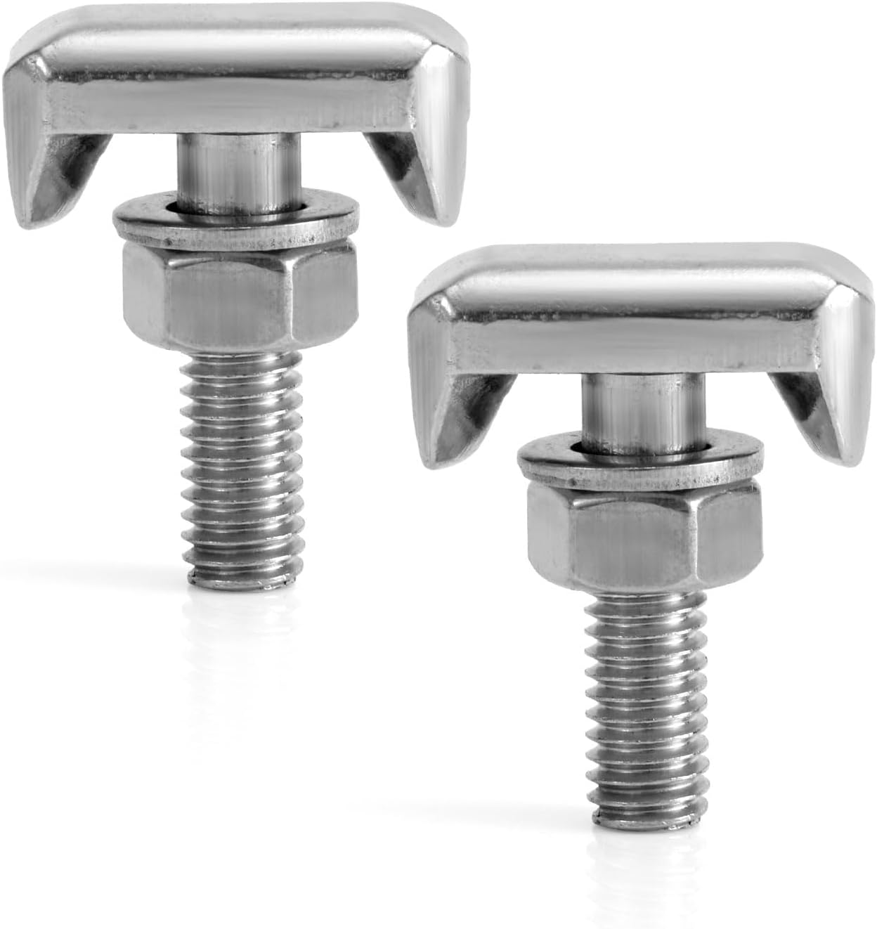 2pcs Battery Terminal Bolt, Battery Terminal T-Bolt Stainless Steel Battery Terminal Nuts Replacement Car Battery Cable Bolt for GM 19116852 VW6X0-915-138 BMW 61128373946 DORMAN 64740