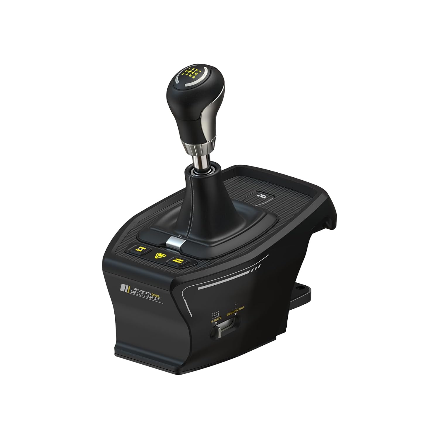 Turtle Beach VelocityOne Multi-Shift Sim Racing Shifter & Handbrake for Windows PC, Xbox Series X|S & Xbox One – 7-Gear + R H-Gate & Sequential Shifter, Handbrake, Hall-Effect Magnetic Sensors – Black
