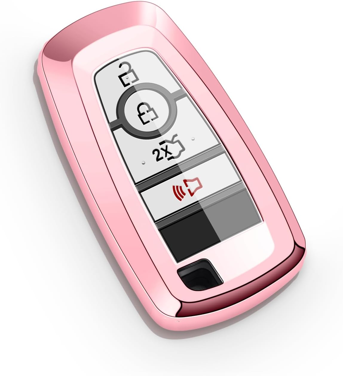 Ford Mustang Key Fob Cover 2026 2025 2024 2023 2022 car Key Case Transparent fits Multiple Buttons