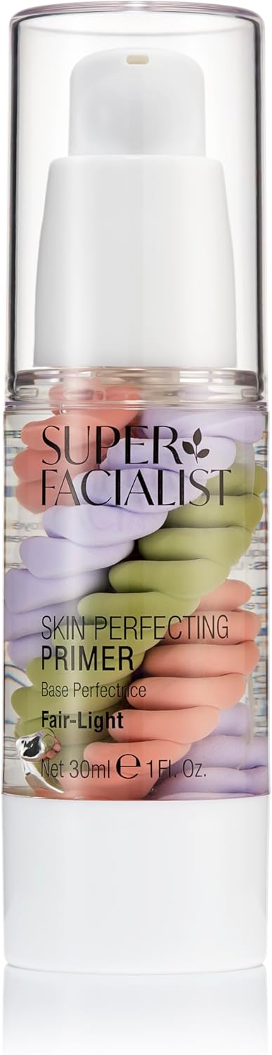 Super Facialist Skin Perfecting Primer - Base Face Primer to Hydrate, Protect & Refine with Colour Corrector Technology, Hyaluronic Acid & Niacinamide, Vegan Friendly Make Up Primer, 30ml