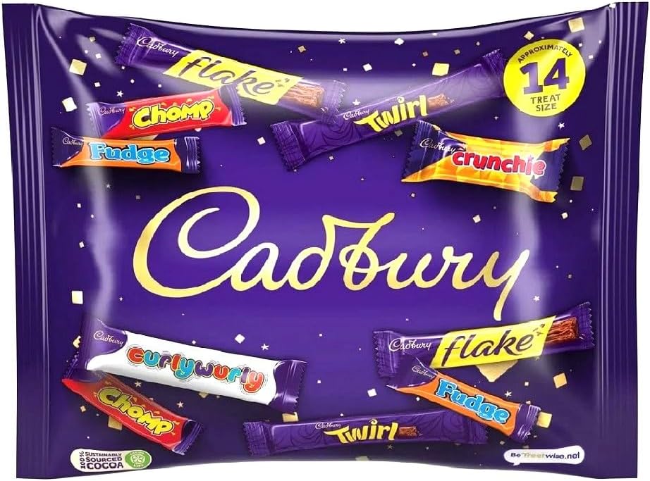 ESSENTIAL PRODUCTS Cadbury Family Heroes Treat size Chocolate Bars Multipack, 216g. Christmas, Stocking Filling, Big Night In, Birthday, Easter, Thank you Gift, Present, 14 count