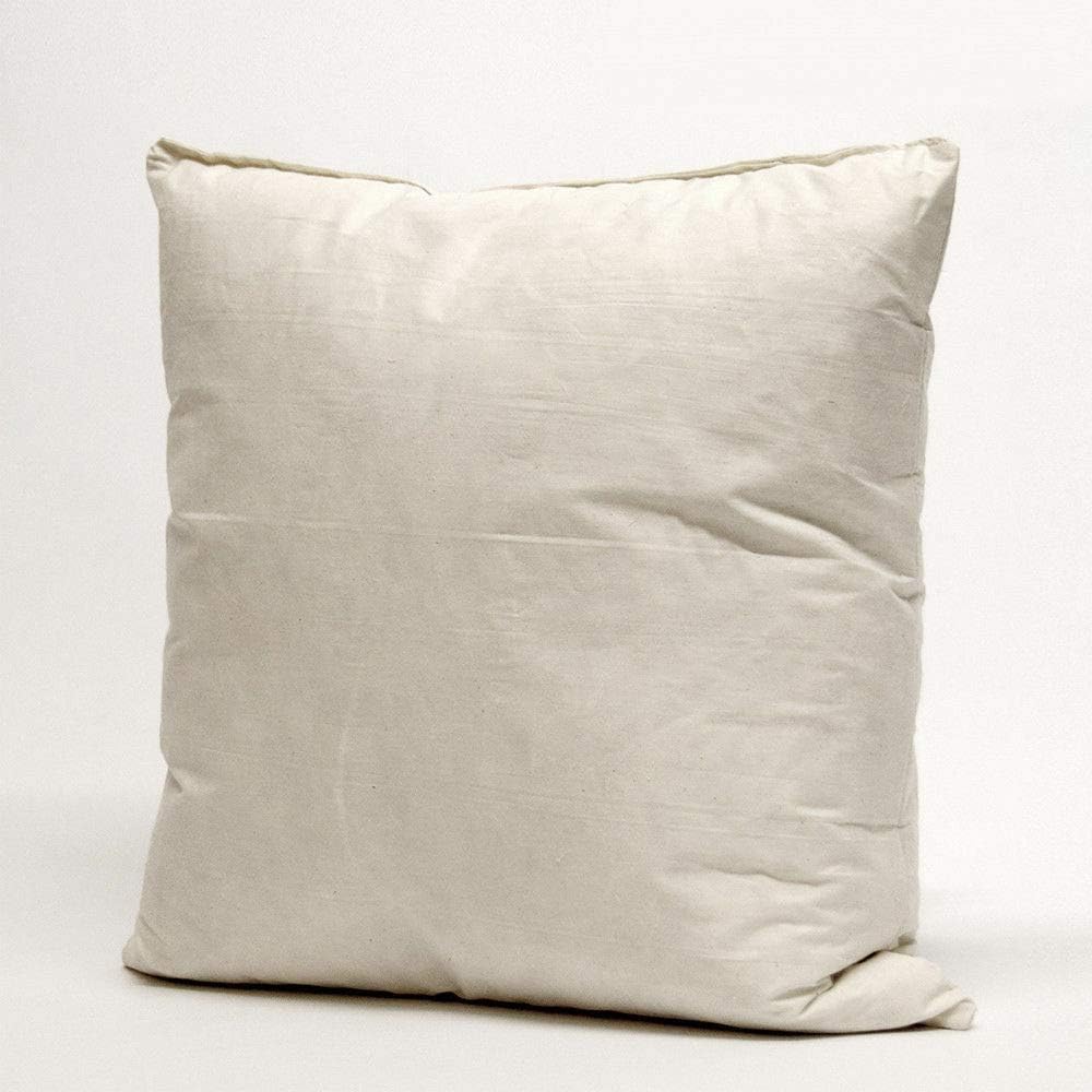 Willows Direct - 2 x Extra Filled Duck Feather Cushion Pads Inners Inserts -Machine Washable (20" x 20"(50cm x50cm))