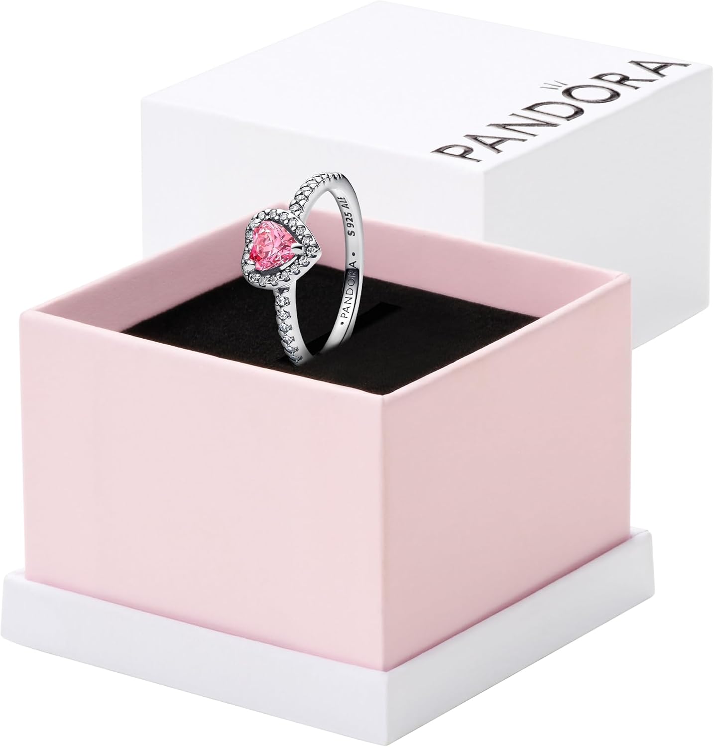 PANDORA Elevated Heart Ring