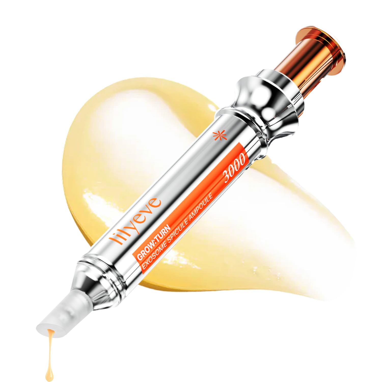 lilyeve GROWTURN Exosome Spicule Ampoule 3000, for Hair Growth, 0.34 fl oz | Microneedle Spicules Target Hair Loss & Thinning Scalp, Exosome Hair Growth Activator Serum & Scalp Ampoule, Korean Hair Care