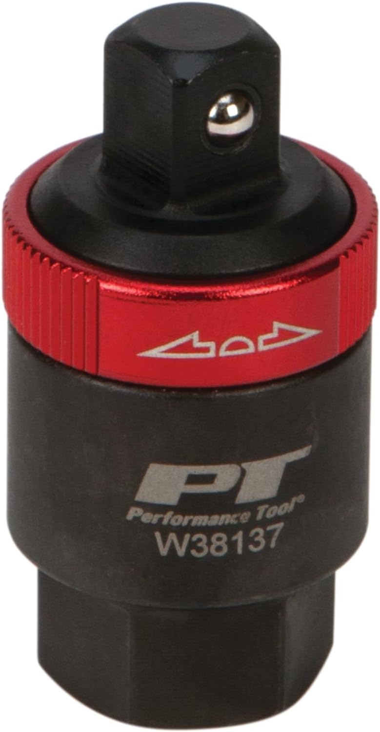 Performance Tool W38137 3/8-Inch Drive Ratcheting Adapter,Black