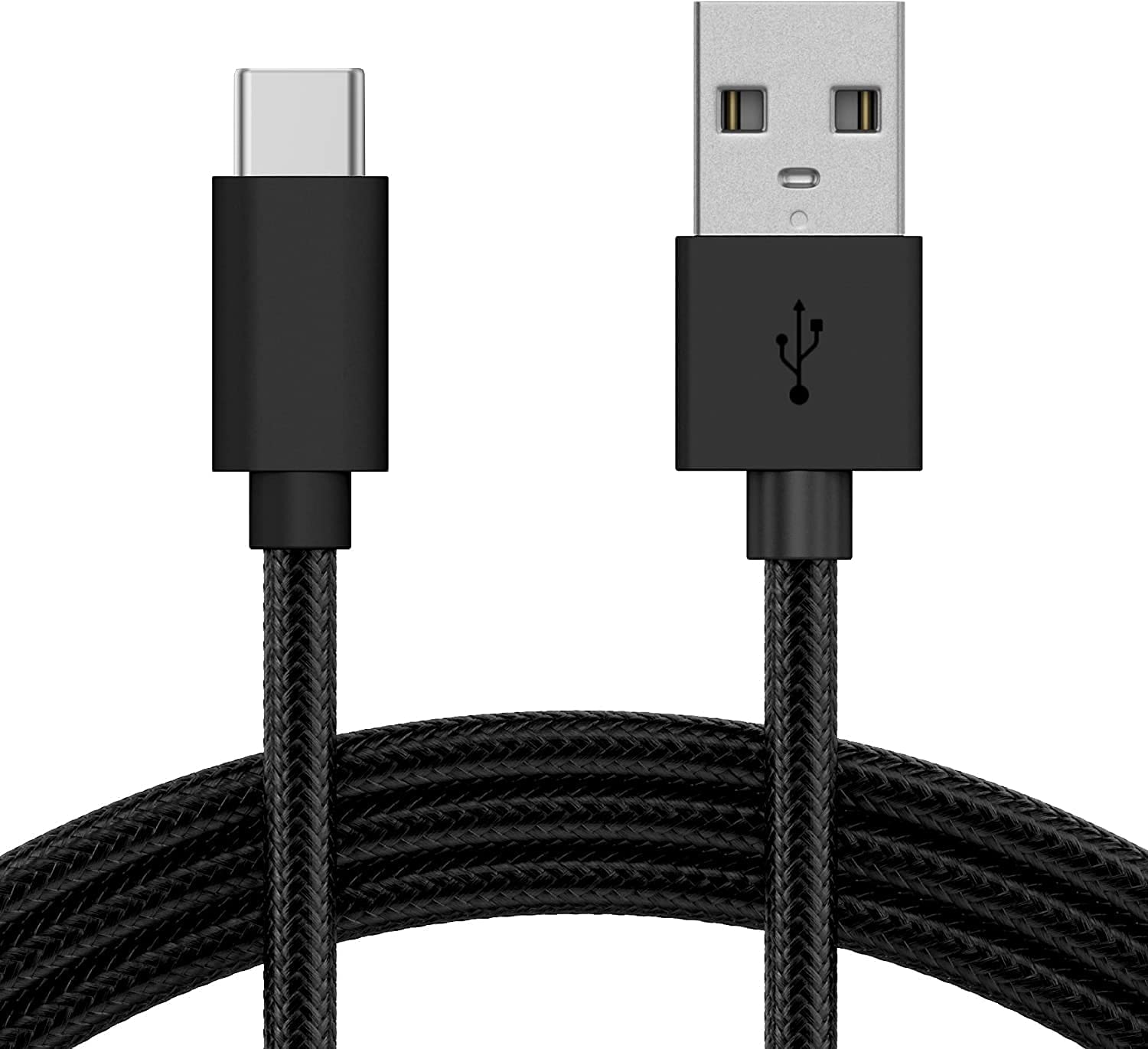 KP TECHNOLOGY Charger For Honor Pad X7 / Pad 10 / Pad X9a / Pad V9 / X8a / 9 / X9 / 8 / X8 / Honor MagicPad 2 - Nylon Braided Charging Cable [6.6ft/2m] USB C to USB A 3.0 Charging Cable (BLACK)