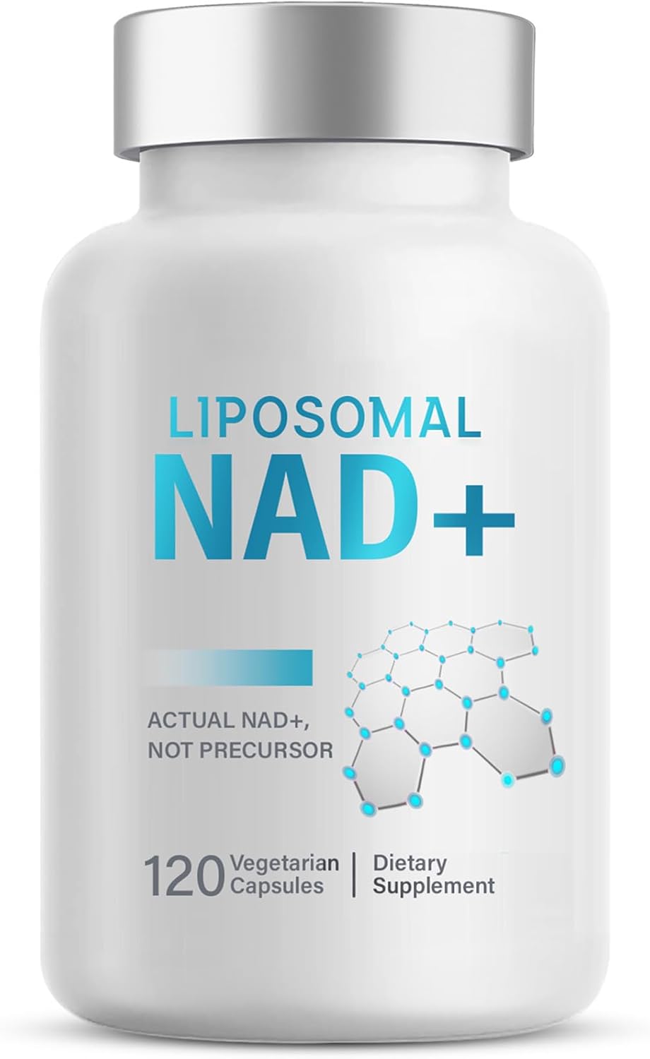 Liposomal NAD Supplement 1000MG, True NAD+ 500mg for Max Absorption, Support Cellular Energy & Healthy Aging, 120 Capsules