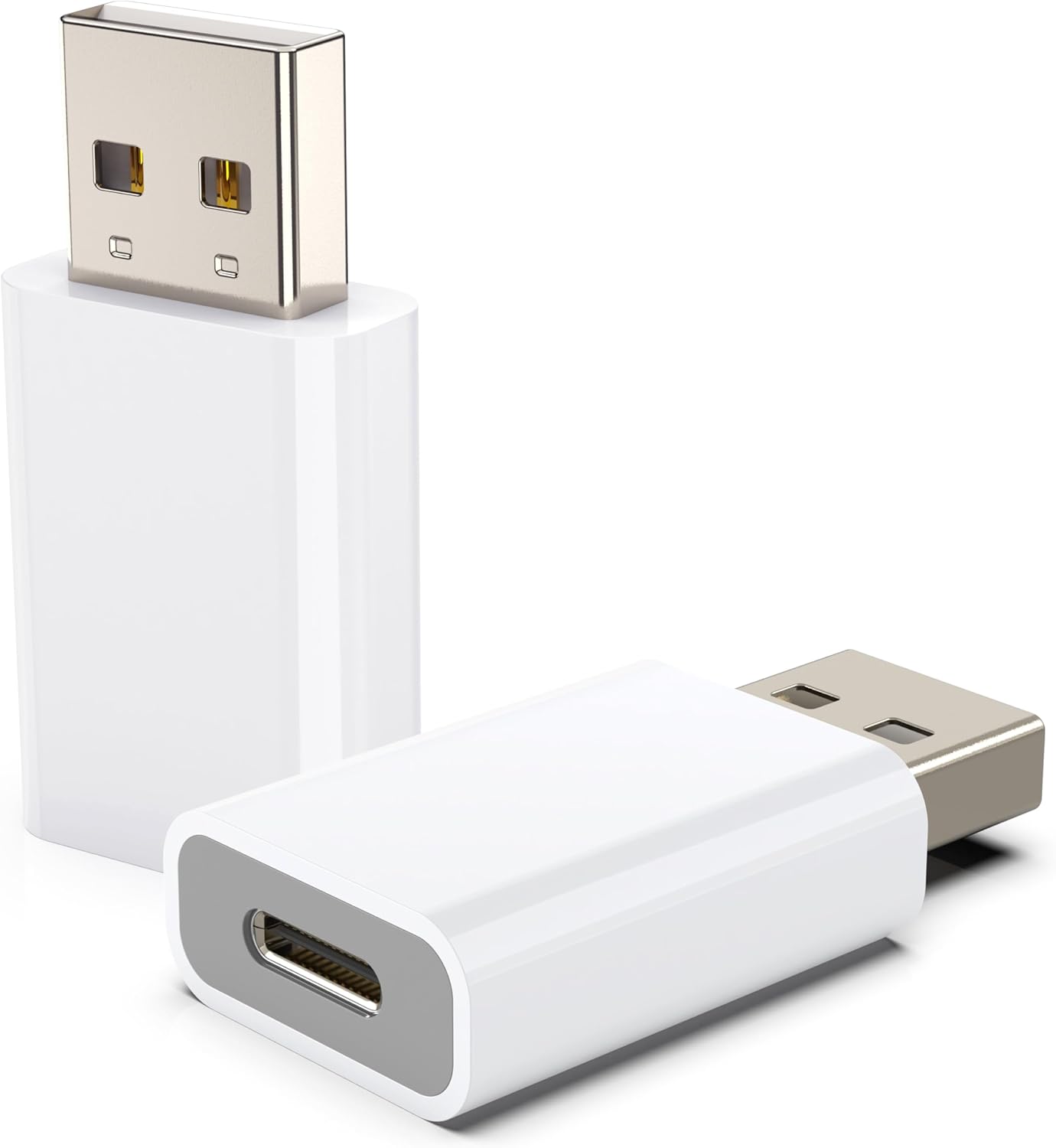 USB to USB C Adapter for iPhone Air 17 Pro Max,USB-C Female to USB Male Charger Converter for Apple MagSafe Watch 11/10/9/8/7/SE/Ultra,Car,iPhone 16 15 Mini Pro Max,Galaxy S20-25,Pixel,CarPlay