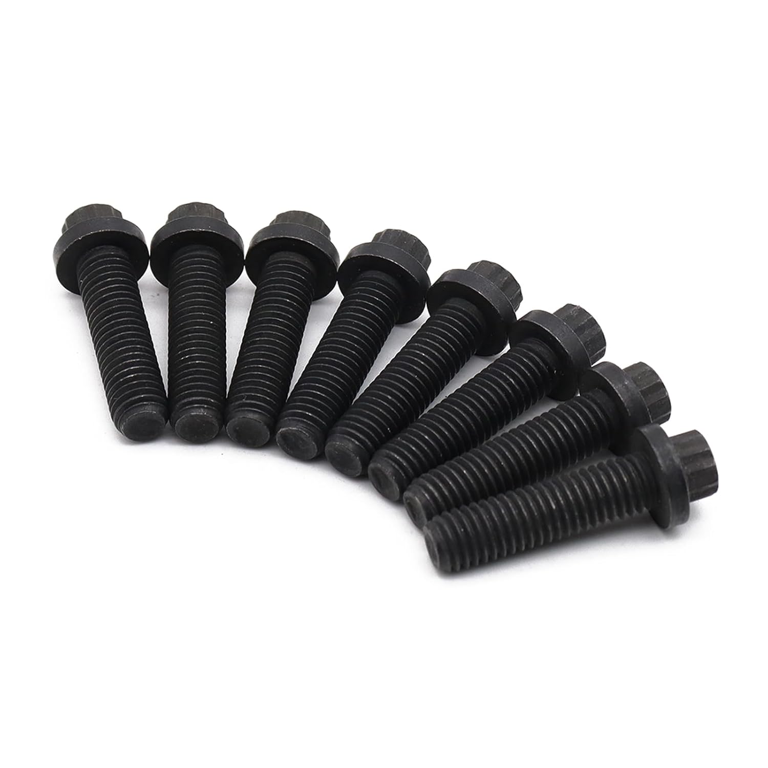 8 Pcs Front Driveshaft to Transfer Case Bolts Compatible with Jeep Wrangler TJ Cherokee XJ Grand Cherokee ZJ WJ Dodge Durango Dakota, Replaces 6036415AA,J0181613