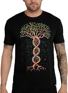 INTO THE AM Men's Graphic Tees S - 4XL Cool Lightweight Fitted Printed Design T-Shirts Nature