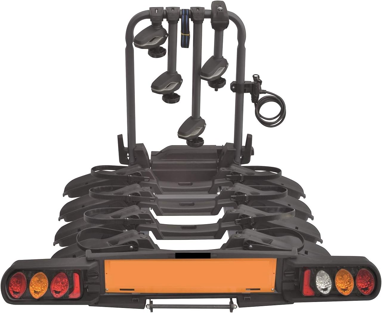 Witter ZX704 Pure Instinct Bike Rack for 4 Bikes | Foldable Rails for Easy Storage