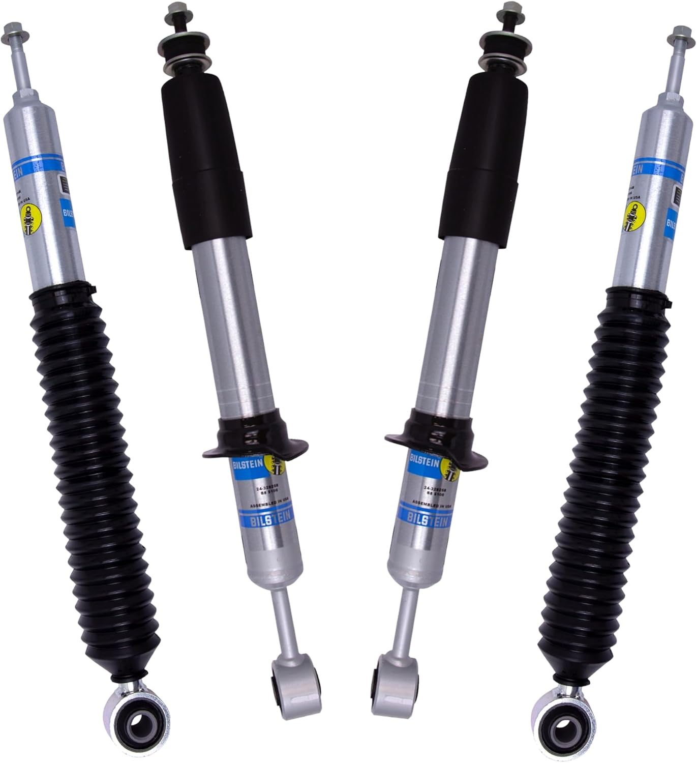 Bilstein Set of Front and Rear B8 5100 Series Shocks Compatible with 2010-2024 4Runner with 0-2" Rear Lift | Provides 0-2.5" Front Lift | Easy Installation | Smooth Performance | Built to Last