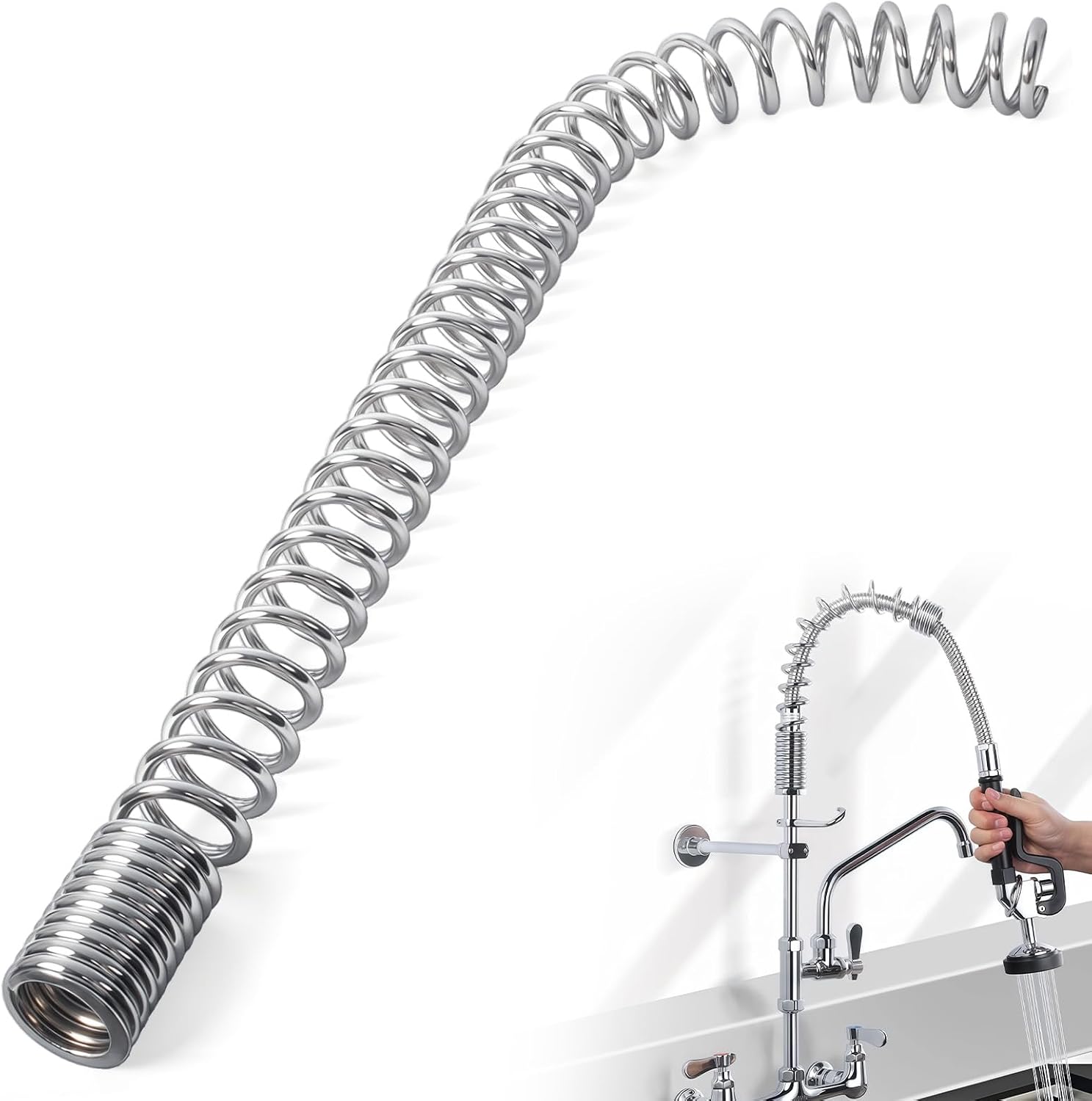 000888-45 Pre-Rinse Overhead Spring Compatible with T&S Brass