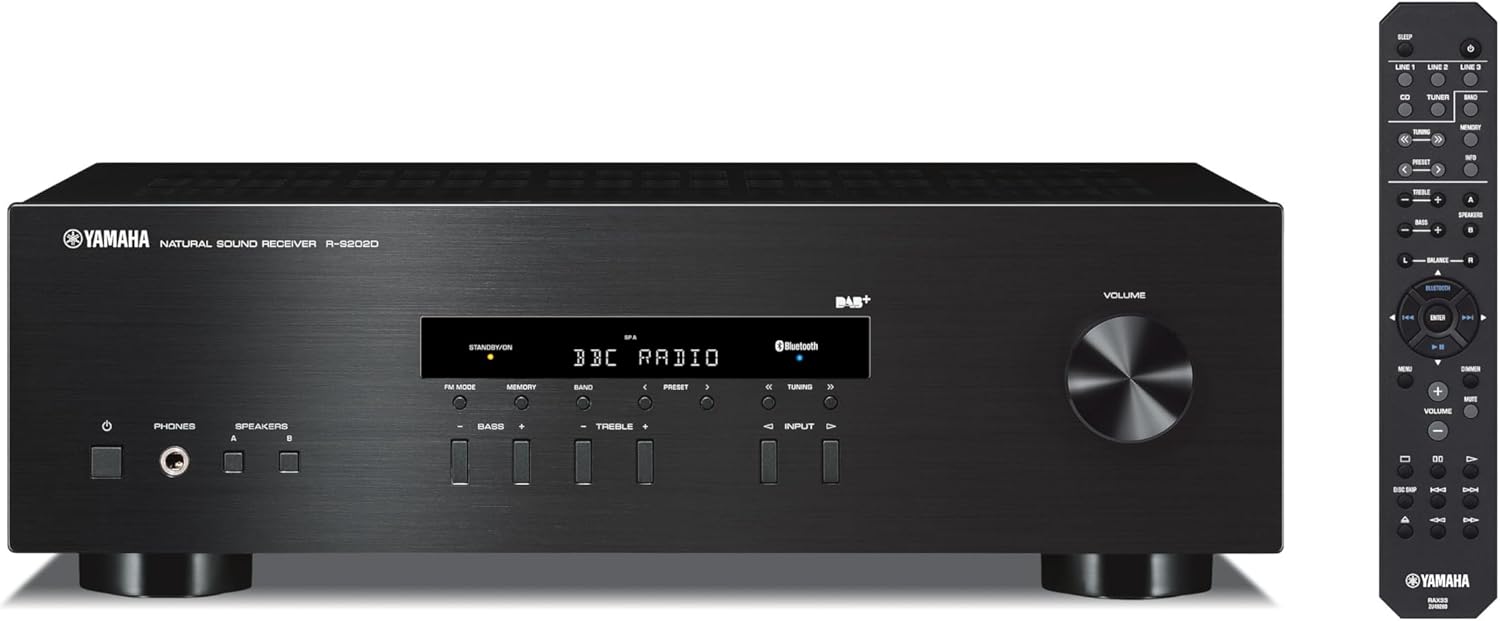 Yamaha Elektronik Europa GmbH R-S202D DAB Stereo Receiver Black