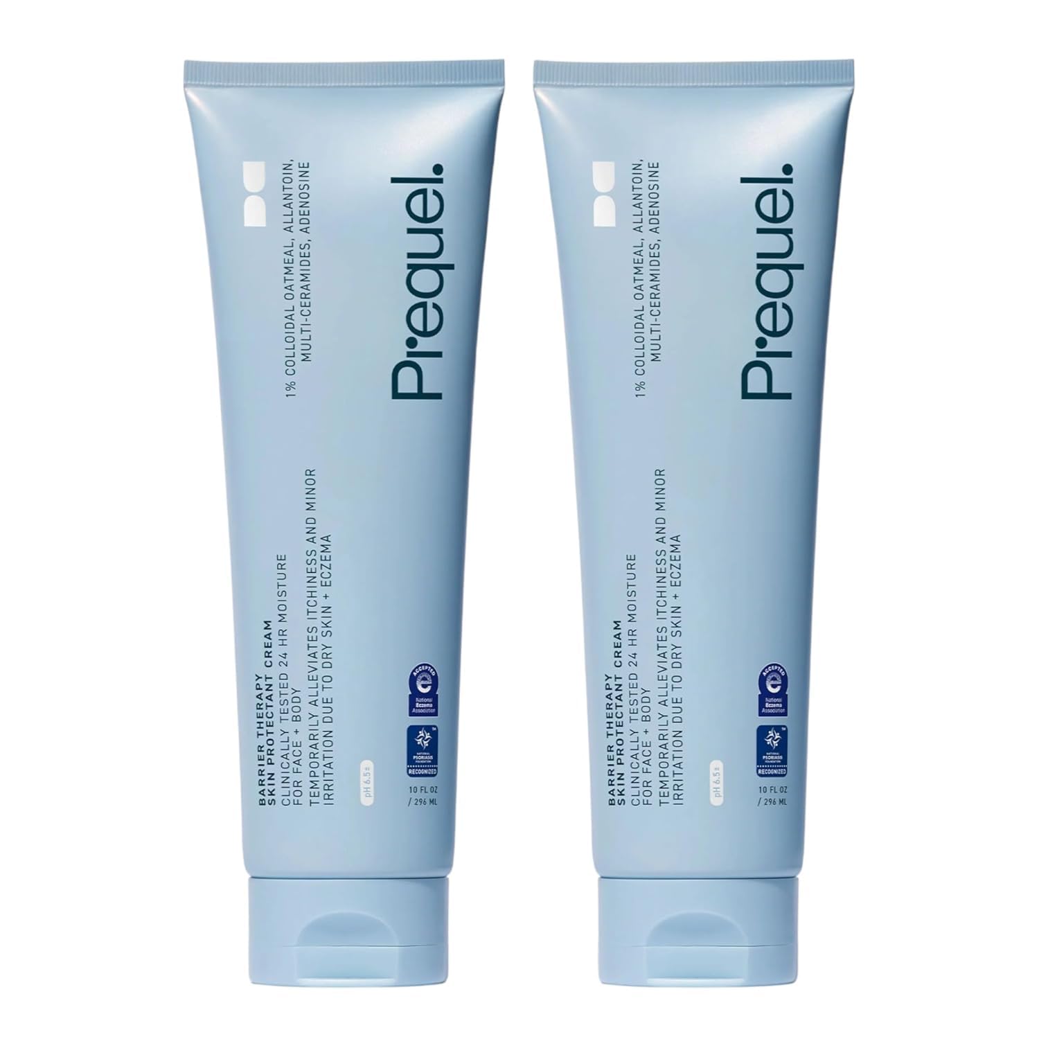 Prequel – Barrier Therapy Skin Protectant Cream for Face and Body – Advanced Skin Barrier Repair Moisturizer To Soothe Dry, Irritated Skin And Lock In Moisture – 2 Pack