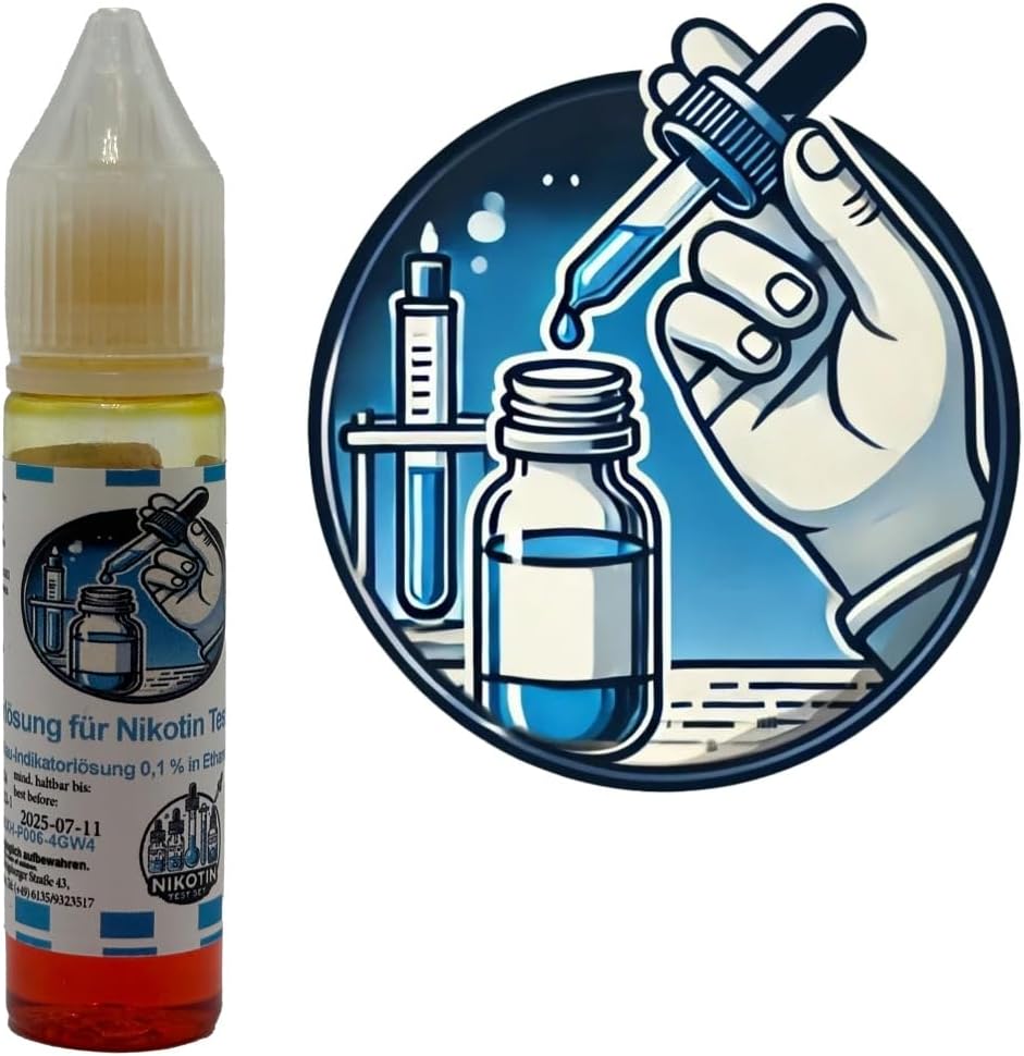 Indicator solution for nicotine test - 10ml