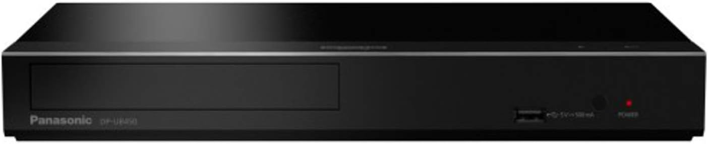 Panasonic DP-UB450EB-K 4K Blu-Ray DVD Player for TV, Ultra HD, Dolby Vision, Dolby Atmos, HDR10+, Hi Res Audio, Black