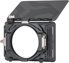 Tilta Mirage Matte Box | 4" x 5.6" and New 95mm Circular Filters | 67/72/77/82mm Adapter Rings | Lightweight | Cartridge Filter Design