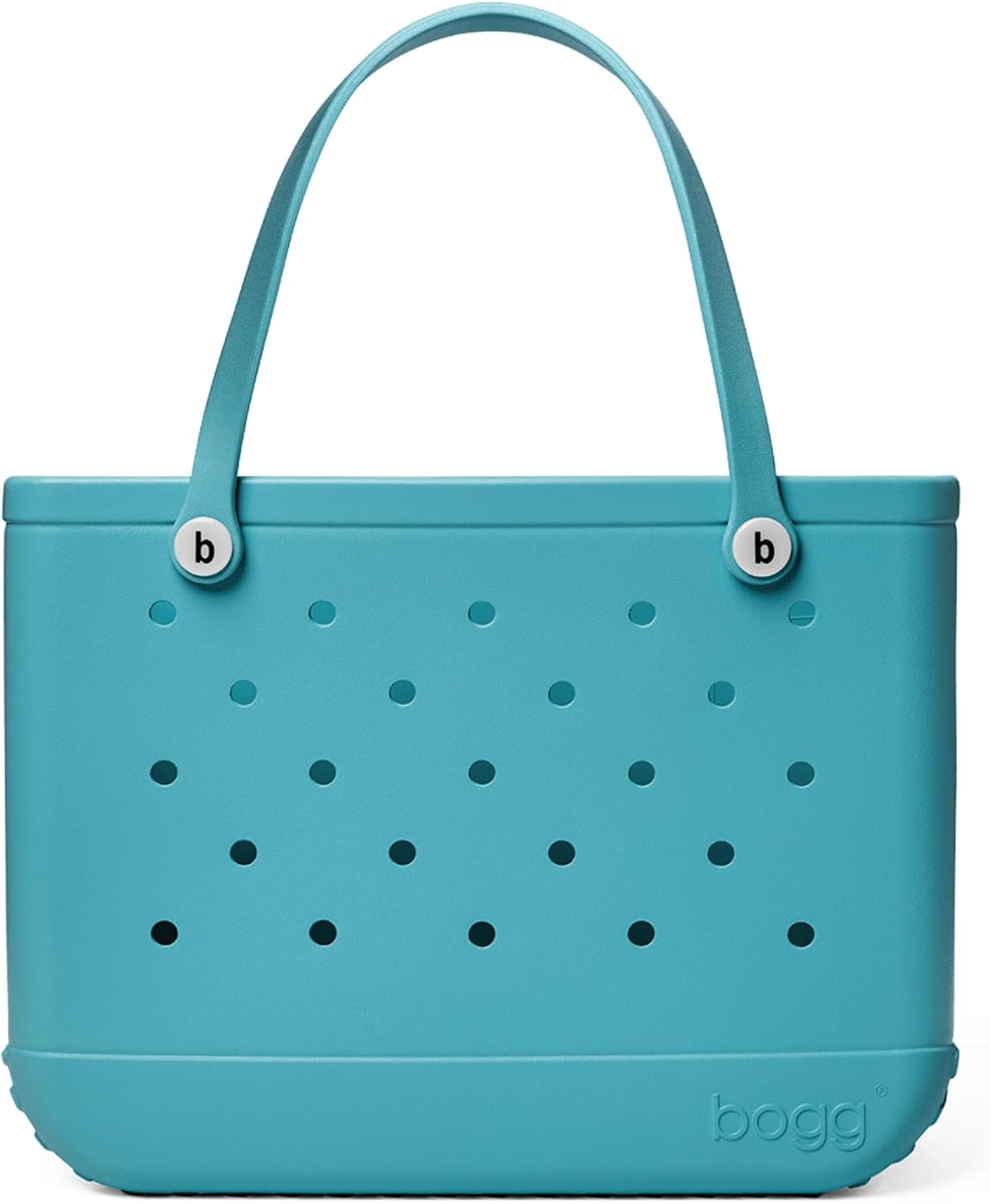 BOGG BAG - Tote for Beach, Pool, Boat, Sports - All Purpose EVA - White Buttons