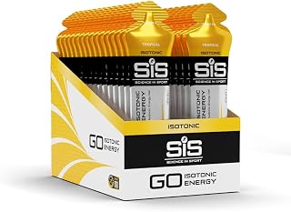 Science in Sport Go Isotonic Energy Gel, Tropical, 60 ml, Pack of 30