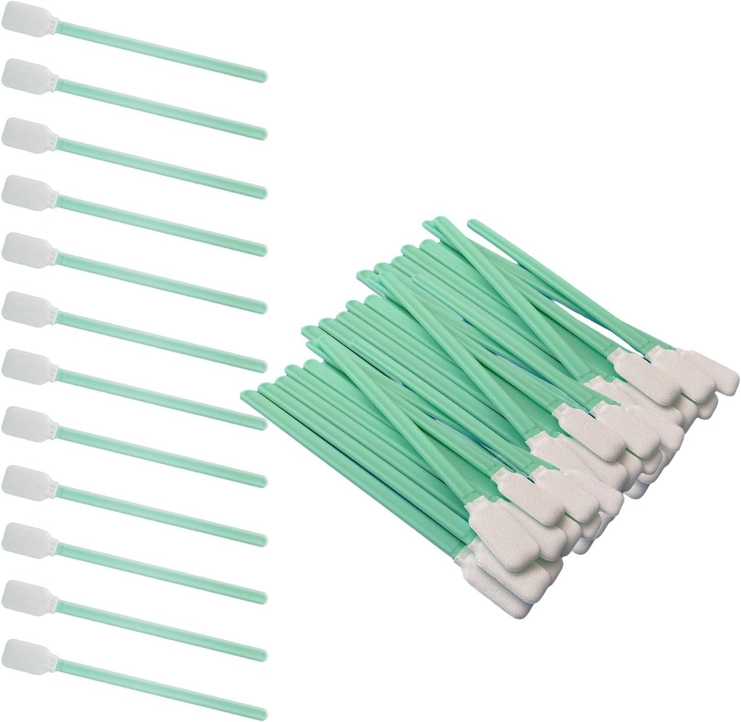 Foam Tip Cleaning Swab,100 Pcs Sponge Stick Kit Printer Cleaning Swabs for Electronics Detailing Swabs Bundle Lint Free Swabs for Painting Optics Lens Camera Arts Crafts Sewing Machine