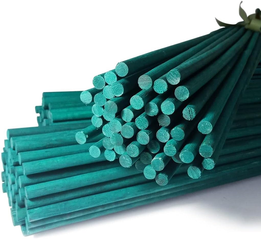 Elixir Gardens Green Split Canes Support Sticks Plant Garden Lily Bulb Flower | 12 inch, 24 inch or 36 inch Lengths | Quantities 10-1000 | 12" x 10