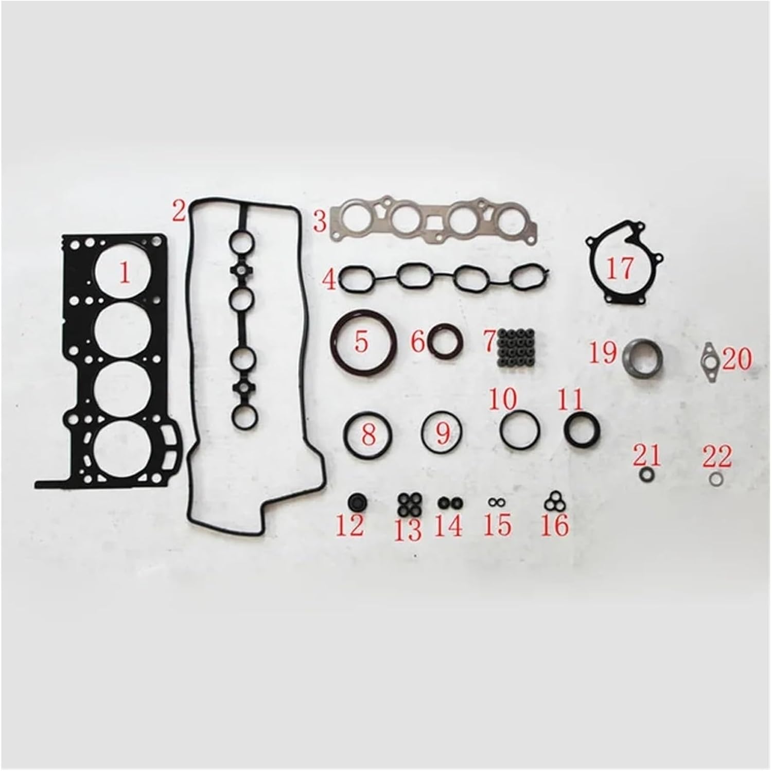 3SZVE, Compatible For DAIHATSU SIRION (M3_) TERIOS (J2_) 1.5 METAL Full Set Overhaul Package Engine Gasket 50322500