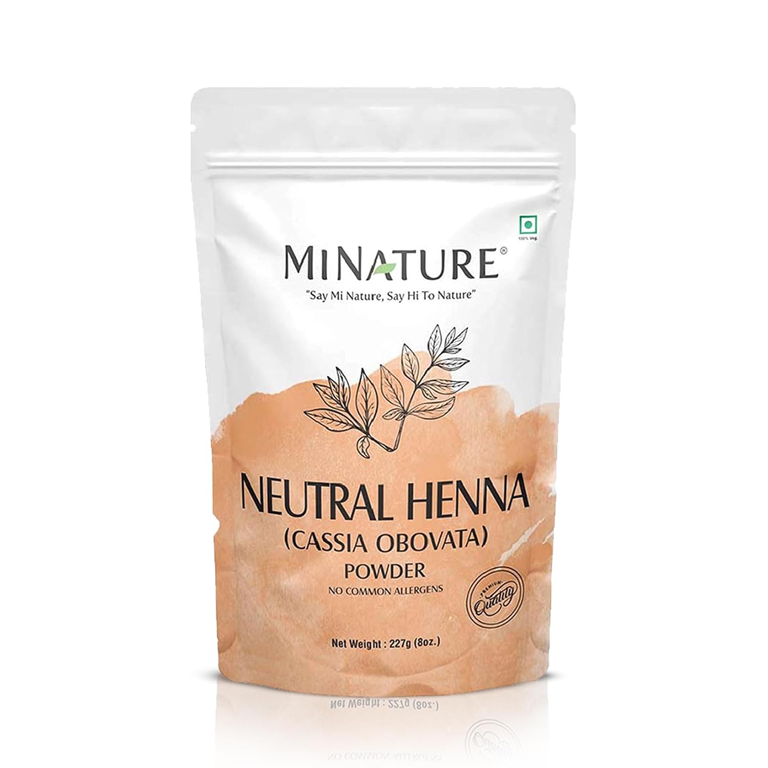 minature Pure Neutral Henna Powder(Cassia Obovata) |for Hair Conditioning| Adds no Colour to hair| 100% Herbal & Natural Scalp care mask |Unisex |227 gm(8 oz)
