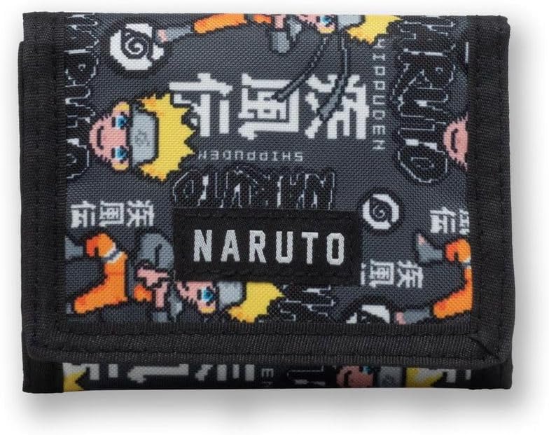 Bioworld Naruto Anime Nylon Trifold Wallet