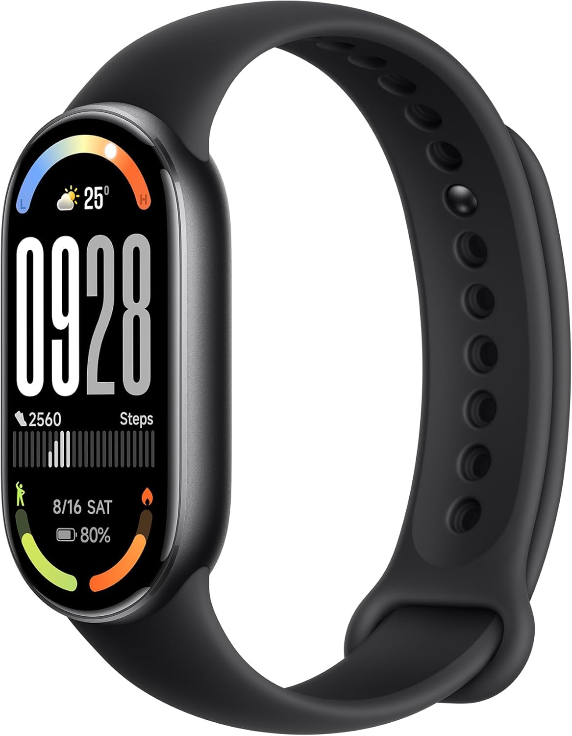 Xiaomi Mi Smart Band 10 (2025) Global Version - 1.72" AMOLED Display | 21 Days Battery Life | Touchscreen, Multi-Sport Tracker, Activity Tracker, Heart Rate Monitor | BT5.4 - (Midnight Black)