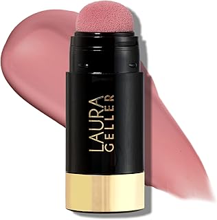 LAURA GELLER NEW YORK Serum Blush Tint, Lightweight Liquid Blush for Cheeks, Weightless Watercolor Sheer Finish, Practical Pink