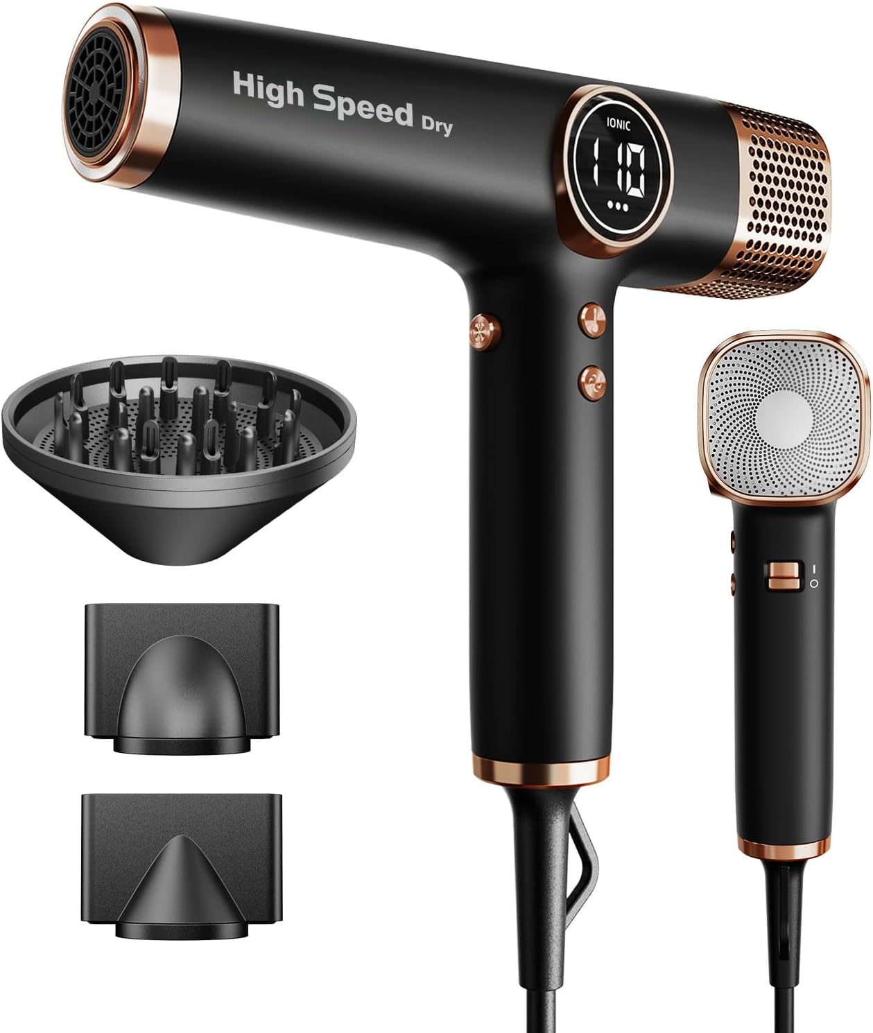 Faszin Hair Dryer, High Speed Hairdryer, Lightweight Hairdryer