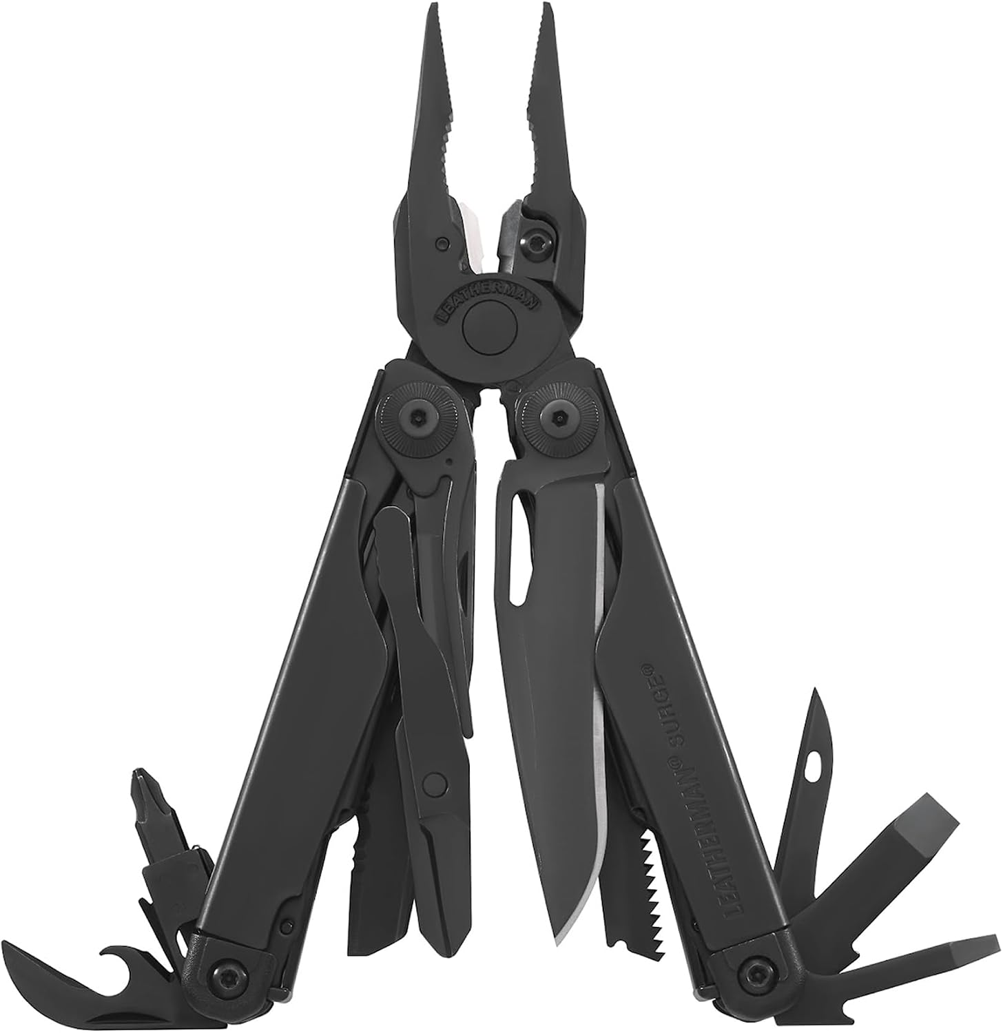 Leatherman Surge Multi-Tool - 21 Heavy-Duty Tools with Blades, Black