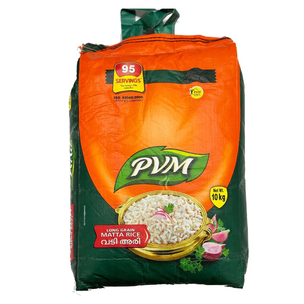 Pavizham Long Grain Matta Rice | 10KG | Matta Arisi | Healthy | High Fibre | High Protein | Natural | Indian Origin | Gluten Friendly | Easy Cook