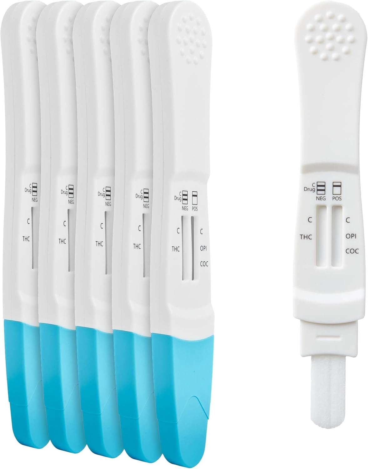 Drug Test Kit for Cannabis, Opiates and Cocaine Drug Tests | 3-in-1 Saliva Drug Testing Kits | Easy to Use Home Drug Testing Kits UK | Rapid Oral Oral Drugs Test Saliva | Viva Test (5)